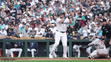 kingkaps7 giphyupload kingkaps7 dont miss this unique look at cal raleighs grand slam against the red sox GIF
