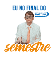 Universidade Finaldesemestre Sticker by Rede Doctum