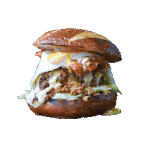 Burger Sticker by Monster Burgers