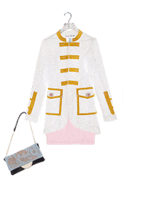 danieladallavalle moda d daniela gonna Sticker