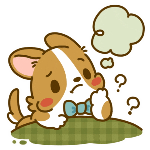 Confused Welsh Corgi Sticker by Lazy Corgi