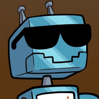 VeeFriends wow surprised sunglasses robot GIF