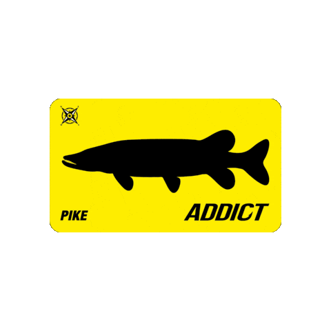 Pike Addict Sticker by jipe_fishxplorer