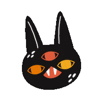 Cat Art Sticker