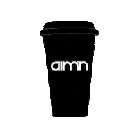 aimnsportswearse coffee cup takeaway coffeetogo Sticker