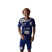 HandbalclubIzegem handball bluewhitedynamite handbalclubizegem Sticker