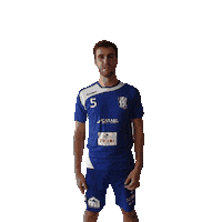 Handball Bluewhitedynamite Sticker by Handbalclub Izegem