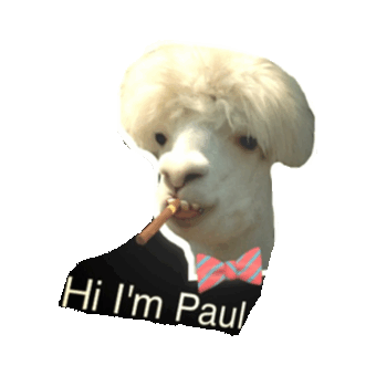llama hello STICKER by imoji