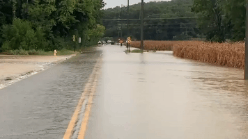 Roads Submerged as Flash Flooding Persists in Alabama