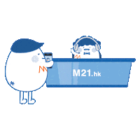 News Anchor Family Sticker by M21.hk