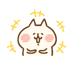 Happy Cat Sticker by Kanahei