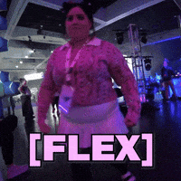 Flexing Work Out GIF