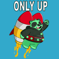 Going Up To The Moon GIF by SuperVerse