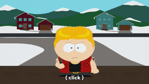 knife threatening GIF by South Park 