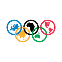 Olympic Games America Sticker