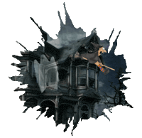 Halloween Witch Sticker