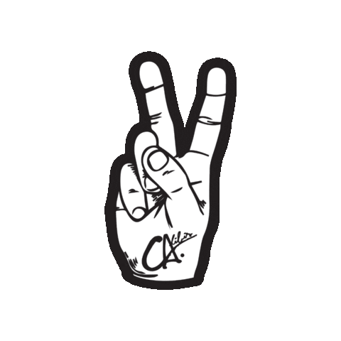 Calibis giphygifmaker peace cannabis world peace Sticker