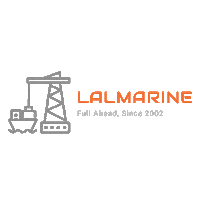 lalmarine lalmarine lalmarinelogistics orangelalmarine Sticker