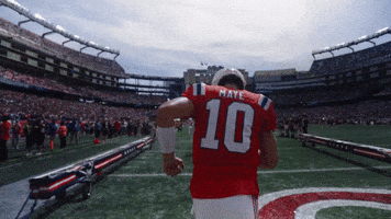 Football Run Out GIF by New England Patriots