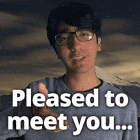 Pleased To Meet You Hello GIF