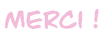 Pink Thanks Sticker by Rêve en coton