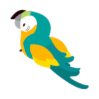 Venezuela Parrot Sticker by cachivachekidsbyale