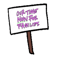 The Time Is Now Family Sticker by Creative Courage