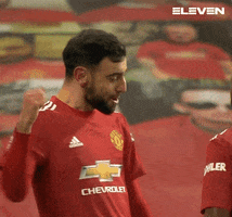 Celebrate Manchester United GIF by ElevenSportsBE