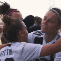Womens Football Hug GIF by JuventusFC