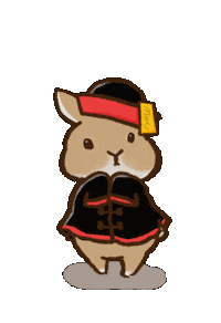 usapon3 happy うさぎ 嬉しい ハロウィン Sticker