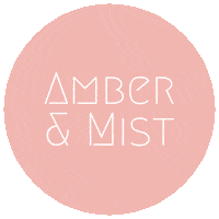amberandmist candles scented candles soy candles let it glow Sticker
