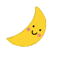 kaimookmst happy night moon kaimookmst Sticker