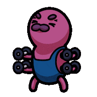 Warm Up Cartoon Sticker