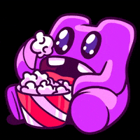 orubegamestudio popcorn pipoca mombo GIF