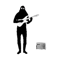 band guitar Sticker by Vacation Forever