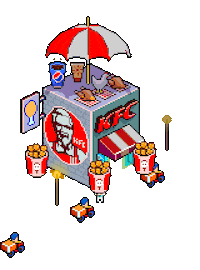 Pixel Chicken Sticker