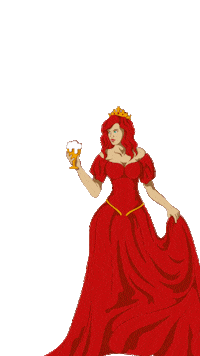 Cheers Redqueen Sticker by JOHNAGIL