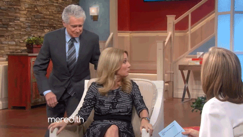 kathie lee gifford kiss GIF by The Meredith Vieira Show