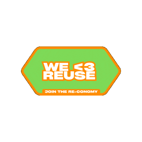 Join The Re-Conomy Sticker by Reuse Alliance