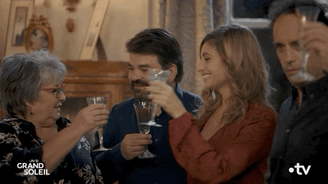 Party Cheers GIF by Un si grand soleil