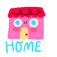Home Casa Sticker by Vania Bachur