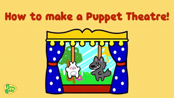 How To Make A Puppet Theatre | DIY Shadow Puppet Theatre | #PantsBear