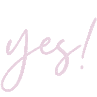 Yes Please Pink Sticker by www.beautyandwellnessromana.nl