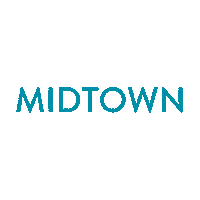 Teal Sacramento Sticker by Midtown Association