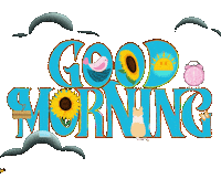 Good Morning Sticker by Neeryletters