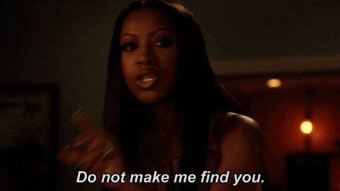 do not make me find you fox tv GIF by Rosewood