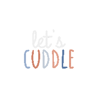 Lets Cuddle Sticker