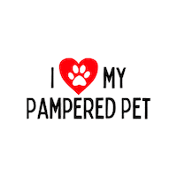 Love My Dog Sticker by Pampered Pet Inn