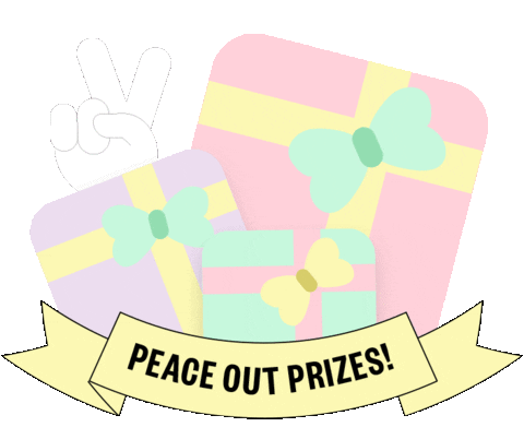 Yellow Star Christmas Sticker by peaceoutskincare