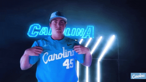 North Carolina Baseball GIF by UNC Tar Heels